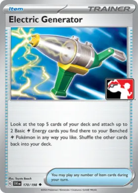 Electric Generator ( 170/198) Play! Pokémon Prize Pack Series Three