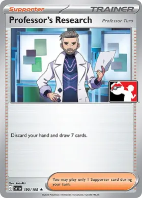 Professor's Research ( 190/198) Play! Pokémon Prize Pack Series Three