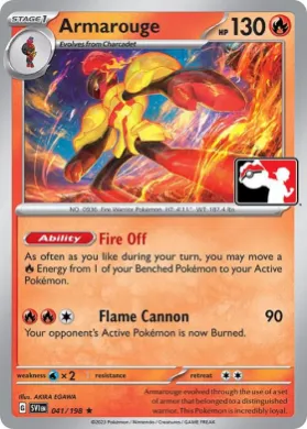 Armarouge ( 041/198) Play! Pokémon Prize Pack Series Four