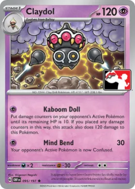 Claydol ( 095/197) Play! Pokémon Prize Pack Series Four