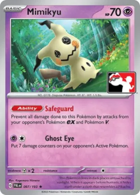 Mimikyu ( 097/193) Play! Pokémon Prize Pack Series Four
