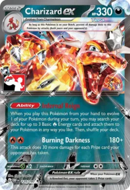 Charizard ex ( 125/197) Play! Pokémon Prize Pack Series Four