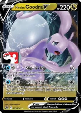 Hisuian Goodra V ( 135/196) Play! Pokémon Prize Pack Series Four