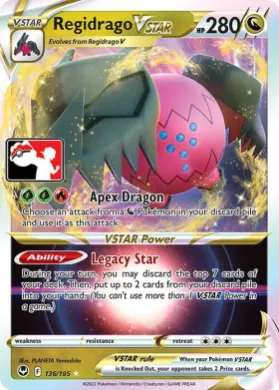 Regidrago VSTAR ( 136/195) Play! Pokémon Prize Pack Series Four