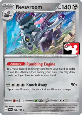 Revavroom ( 142/198) Play! Pokémon Prize Pack Series Four