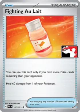 Fighting Au Lait ( 181/193) Play! Pokémon Prize Pack Series Four