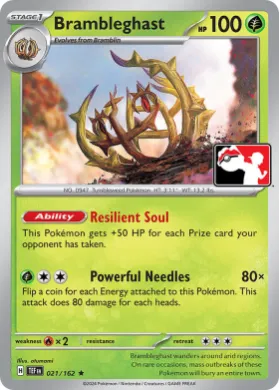 Brambleghast ( 021/162) Play! Pokémon Prize Pack Series Five