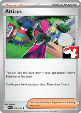 Atticus ( 077/091) Play! Pokémon Prize Pack Series Five
