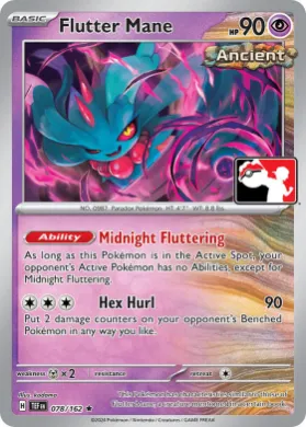 Flutter Mane ( 078/162) Play! Pokémon Prize Pack Series Five