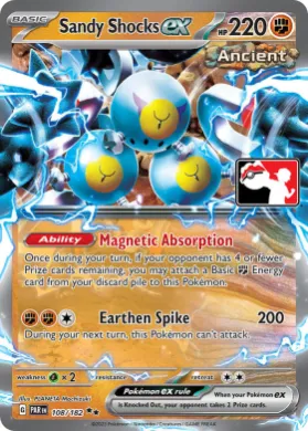 Sandy Shocks ex ( 108/182) Play! Pokémon Prize Pack Series Five