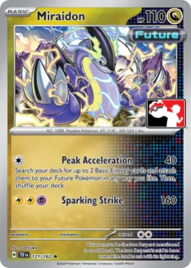 Miraidon ( 121/162) Play! Pokémon Prize Pack Series Five