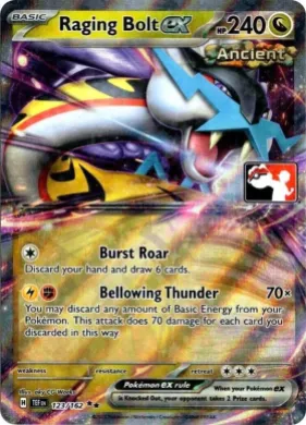 Raging Bolt ex ( 123/162) Play! Pokémon Prize Pack Series Five