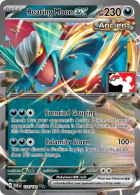 Roaring Moon ex ( 124/182) Play! Pokémon Prize Pack Series Five