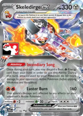 Skeledirge ex ( 137/182) Play! Pokémon Prize Pack Series Five