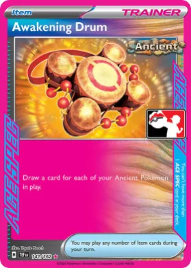 Awakening Drum ( 141/162) Play! Pokémon Prize Pack Series Five