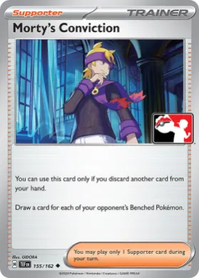 Morty's Conviction ( 155/162) Play! Pokémon Prize Pack Series Five