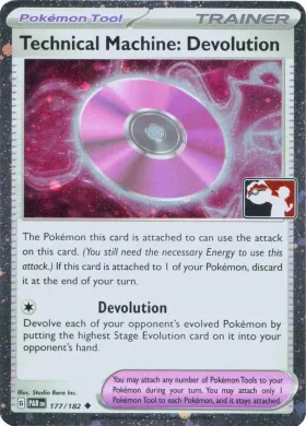 Technical Machine: Devolution ( 177/182) Play! Pokémon Prize Pack Series Five