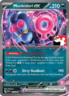 Munkidori ex ( 037/064) Play! Pokémon Prize Pack Series Six