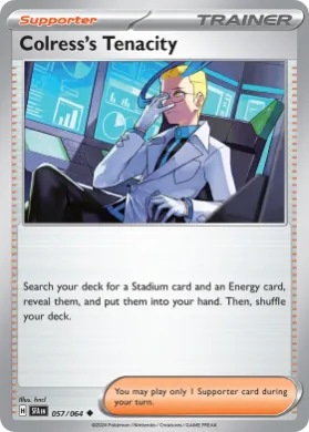 Colress's Tenacity ( 057/064) Play! Pokémon Prize Pack Series Six