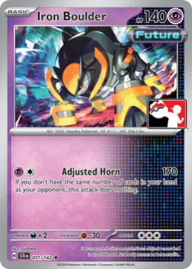 Iron Boulder ( 071/142) Play! Pokémon Prize Pack Series Six