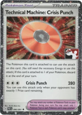 Technical Machine: Crisis Punch ( 090/091) Play! Pokémon Prize Pack Series Six