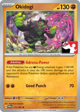Okidogi ( 111/167) Play! Pokémon Prize Pack Series Six