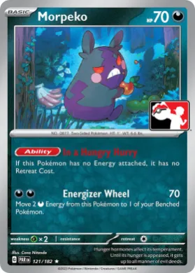 Morpeko ( 121/182) Play! Pokémon Prize Pack Series Six
