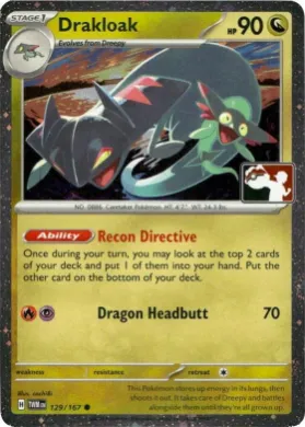 Drakloak ( 129/167) Play! Pokémon Prize Pack Series Six