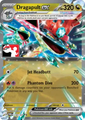 Dragapult ex ( 130/167) Play! Pokémon Prize Pack Series Six