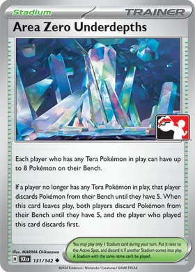 Area Zero Underdepths ( 131/142) Play! Pokémon Prize Pack Series Six
