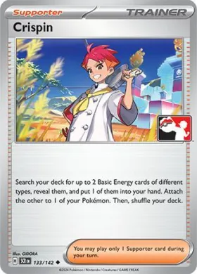Crispin ( 133/142) Play! Pokémon Prize Pack Series Six