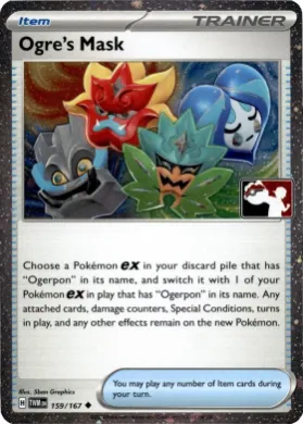 Ogre's Mask ( 159/167) Play! Pokémon Prize Pack Series Six