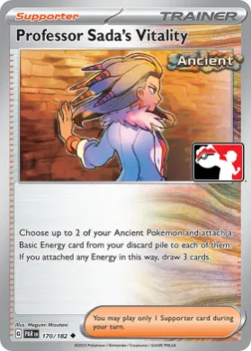 Professor Sada's Vitality ( 170/182) Play! Pokémon Prize Pack Series Six