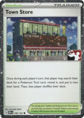 Town Store ( 196/197) Play! Pokémon Prize Pack Series Six