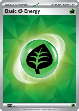 Basic Grass Energy ( 009) Play! Pokémon Prize Pack Series Seven