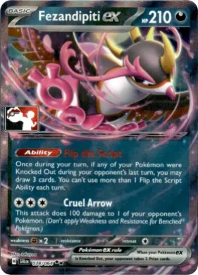 Fezandipiti ex ( 038/064) Play! Pokémon Prize Pack Series Seven