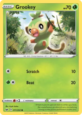 Grookey (SSH 11) Sword & Shield