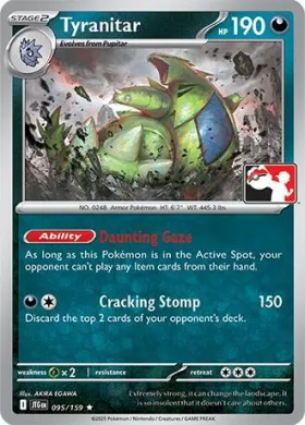 Tyranitar ( 095/159) Play! Pokémon Prize Pack Series Seven