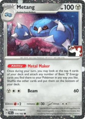 Metang ( 114/162) Play! Pokémon Prize Pack Series Seven