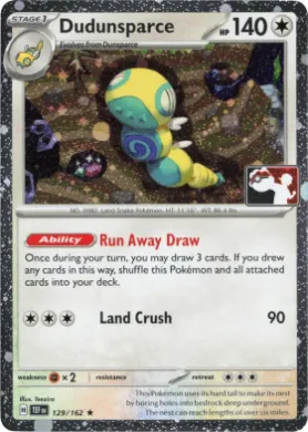 Dudunsparce ( 129/162) Play! Pokémon Prize Pack Series Seven