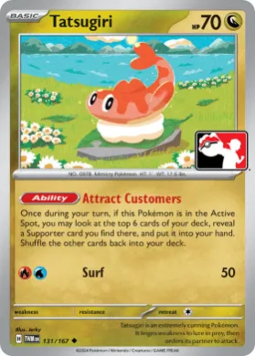 Tatsugiri ( 131/167) Play! Pokémon Prize Pack Series Seven
