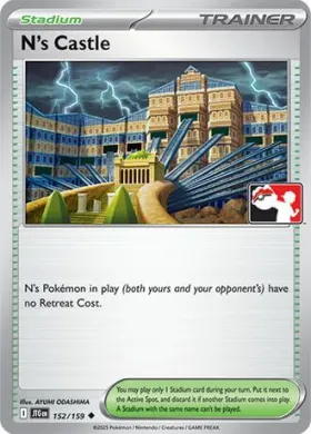 N's Castle ( 152/159) Play! Pokémon Prize Pack Series Seven