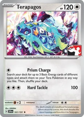Terapagos ( 161/191) Play! Pokémon Prize Pack Series Seven