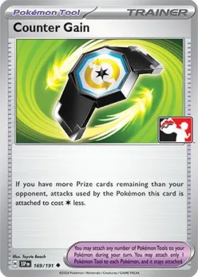 Counter Gain ( 169/191) Play! Pokémon Prize Pack Series Seven