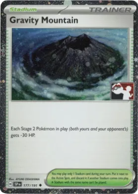 Gravity Mountain ( 177/191) Play! Pokémon Prize Pack Series Seven