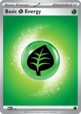 Basic Grass Energy ( 001) Play! Pokémon Prize Pack Series Eight