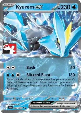 Kyurem ex ( 028/086) Play! Pokémon Prize Pack Series Eight