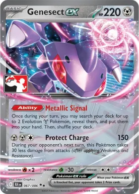 Genesect ex ( 067/086) Play! Pokémon Prize Pack Series Eight