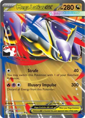 Mega Latias ex ( 100/132) Play! Pokémon Prize Pack Series Eight