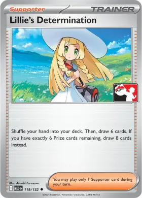 Lillie's Determination ( 119/132) Play! Pokémon Prize Pack Series Eight